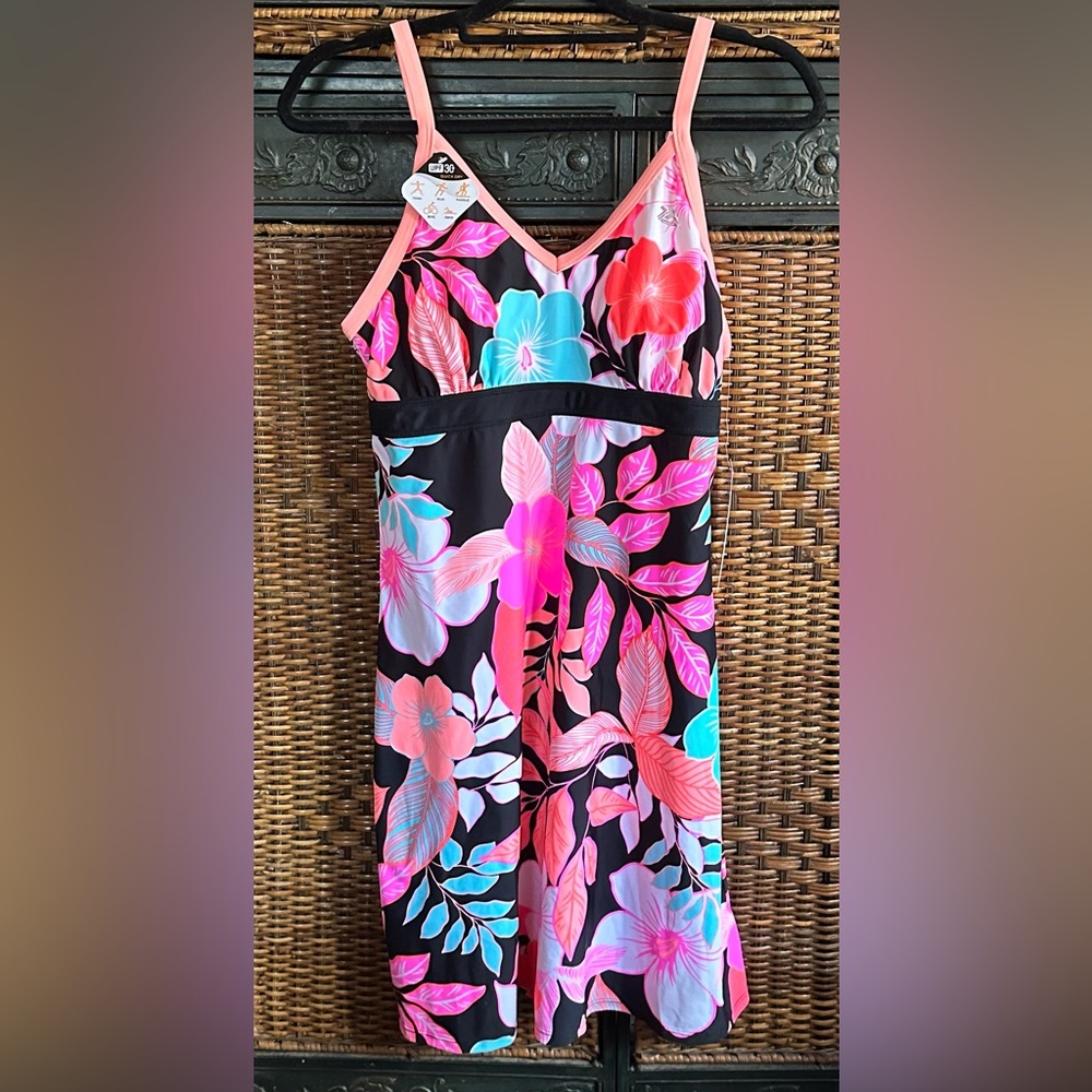 ZeroXPosur NWT Swim Dress Active Wear 30 SPF